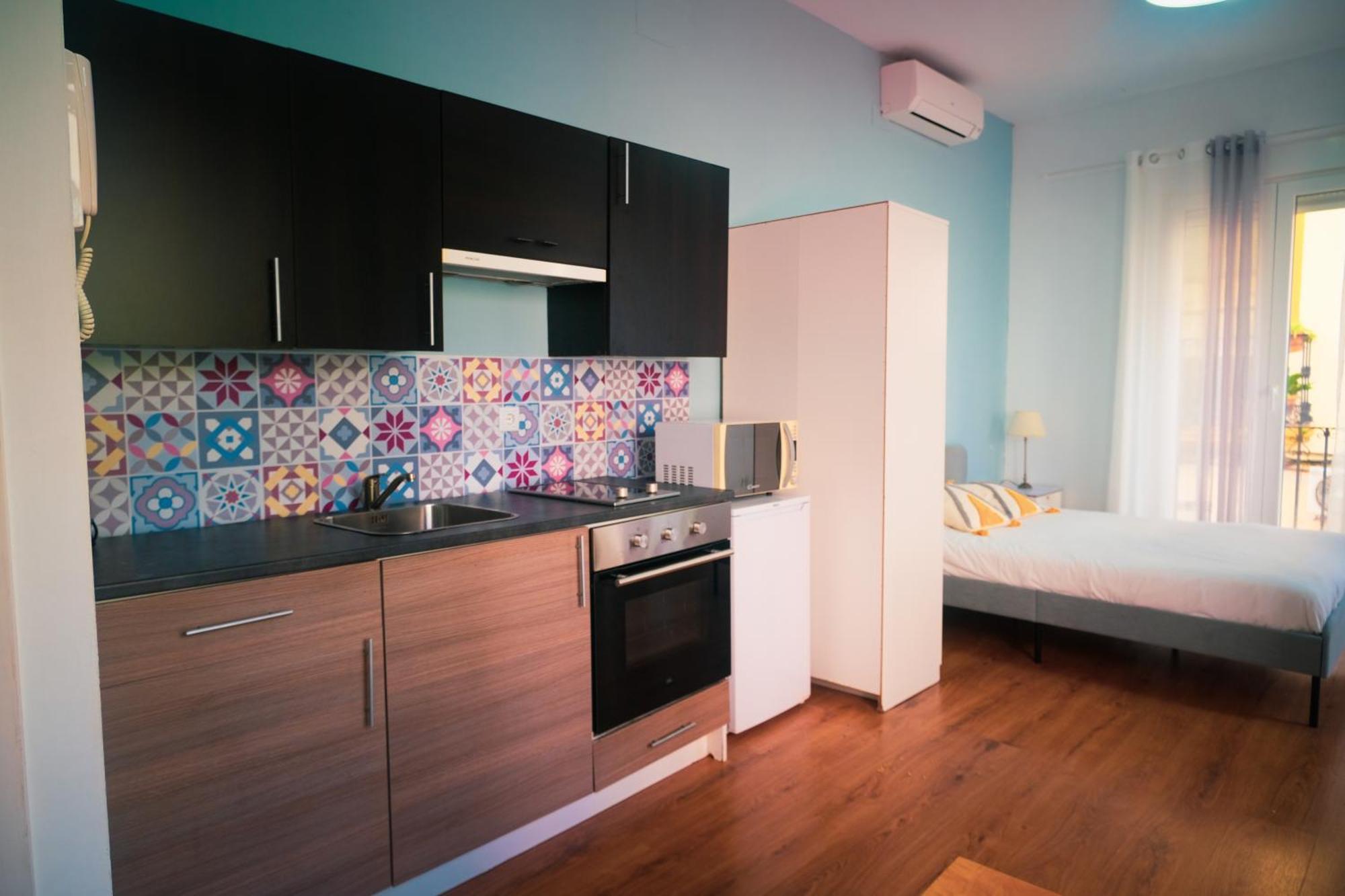 Apartamentos San Roque Sevilla Bagian luar foto
