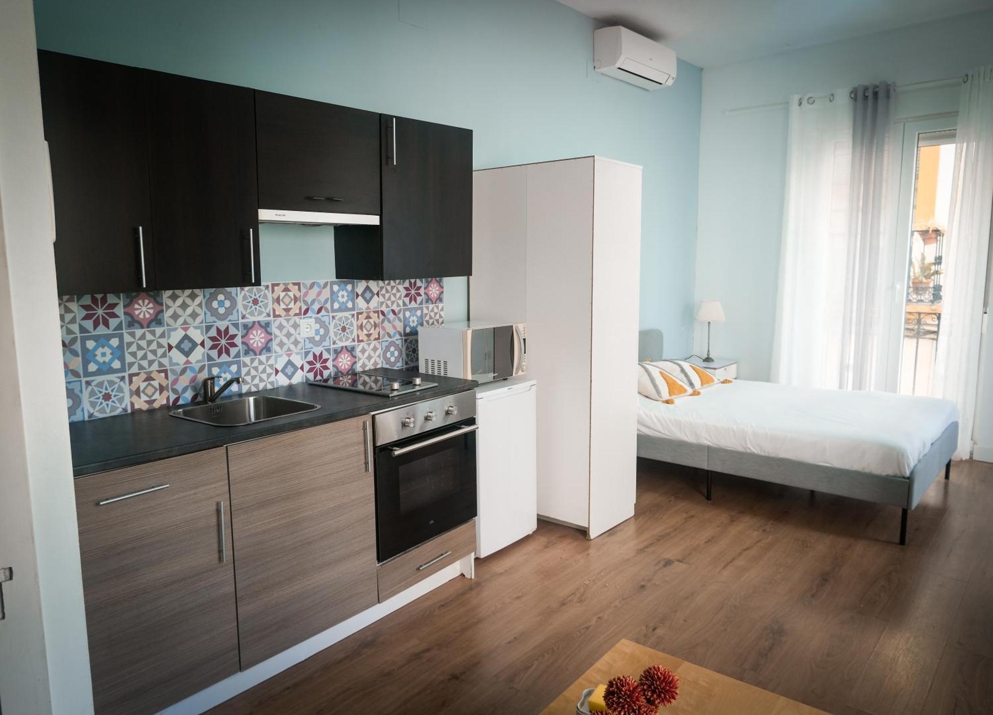 Apartamentos San Roque Sevilla Bagian luar foto