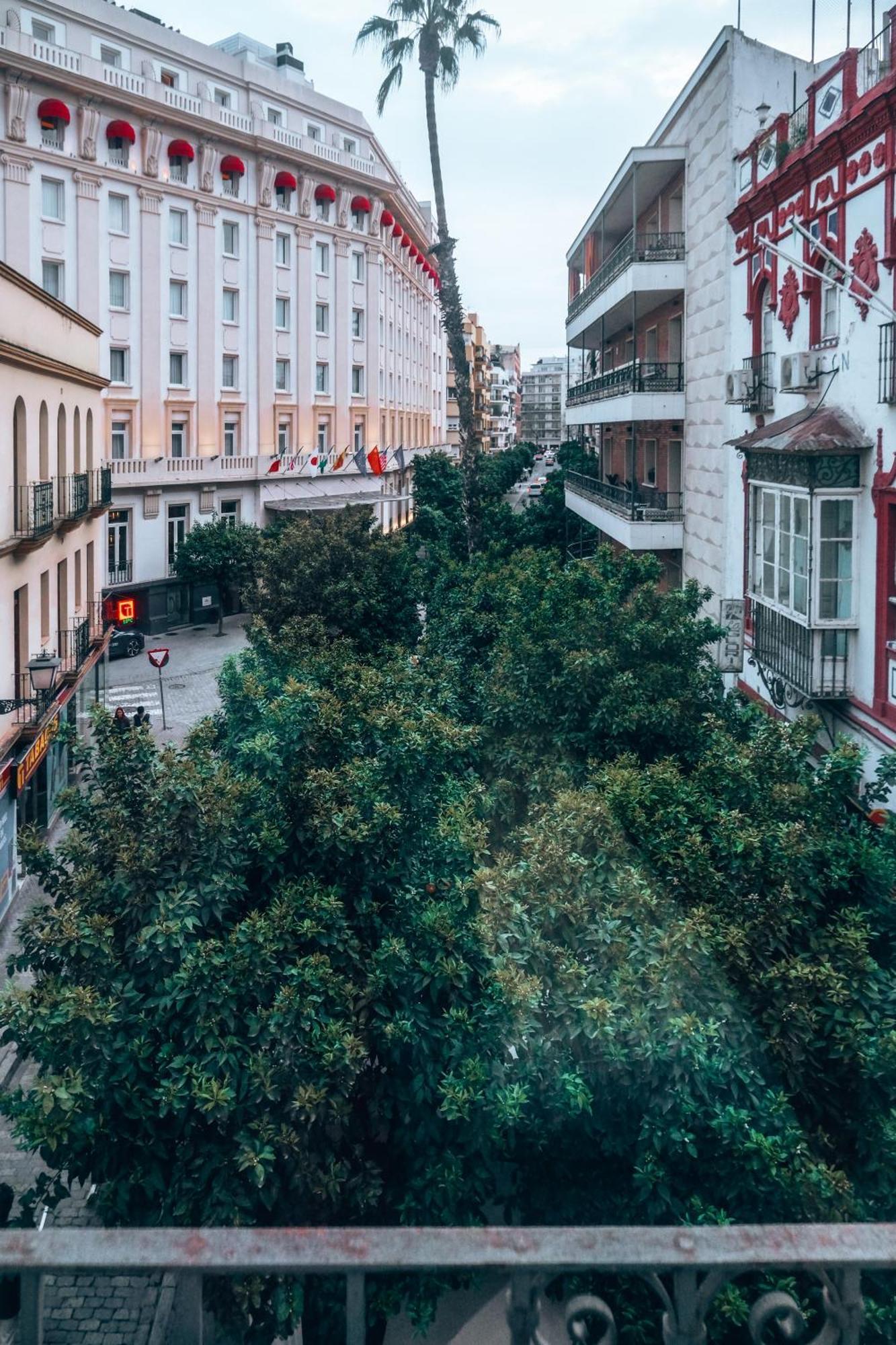 Apartamentos San Roque Sevilla Bagian luar foto